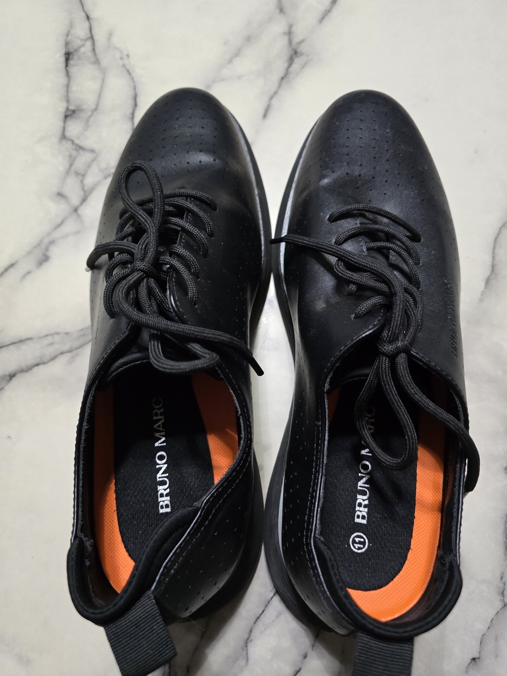 Bruno Marc Mens Shoes Size 11 Black X366XEEY - Picture 3 of 9